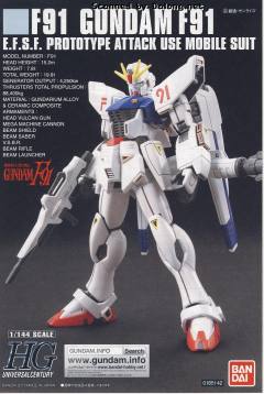 HGUC F91高达-资料图