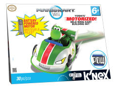 K'NEX Mario Kart Building Set 耀西 Yoshi's Motorized! Wild Wing Kart-资料图
