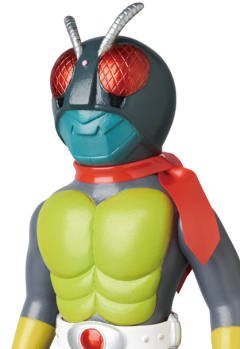 Toei Retro Sofubi Collection 假面骑士1号 原作版假面骑士(设定涂装)-资料图