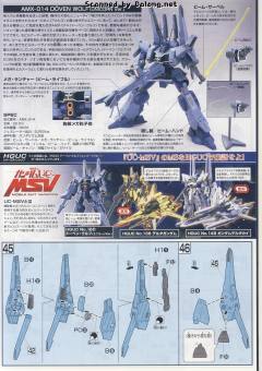 HGUC AMX-014 飙狼 独角兽 Ver.-资料图