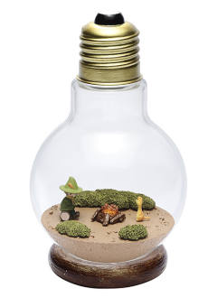 Moomin Light Bulb Terrarium 斯纳夫金 ティーティ·ウー 