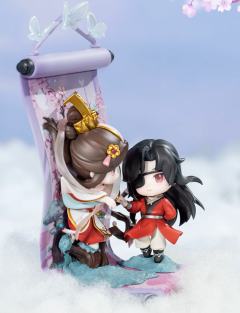 天官赐福 谢怜 花城 仙乐浮绘 Q版手办-资料图