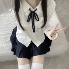 风琴褶衬衫-资料图