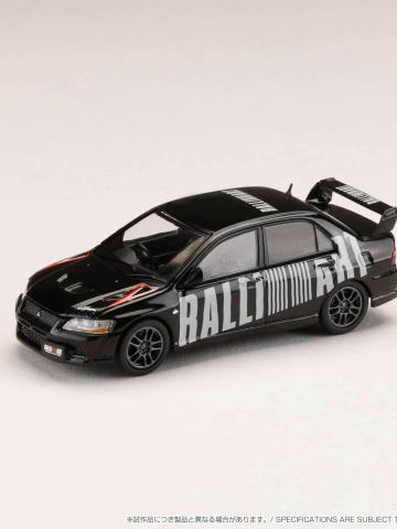 MITSUBISHI LANCER EVOLUTION 7 GSR RALLIART - AMETHYST BLACK PEARL