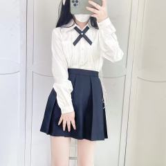风琴褶衬衫-资料图