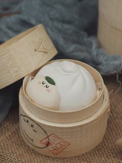 三尺童子香葱小笼包