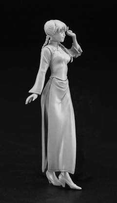 Eggplane Series 铃明美 Lynn Minmay (Chinese Dress) w/VF-1J Valkyrie-资料图