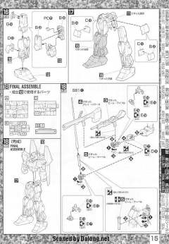 MG MSN-00100 百式 降落伞系统-资料图