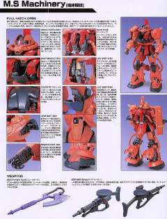 PG MS-06S 指挥官用型扎古II 夏亚・阿兹纳布尔机-资料图