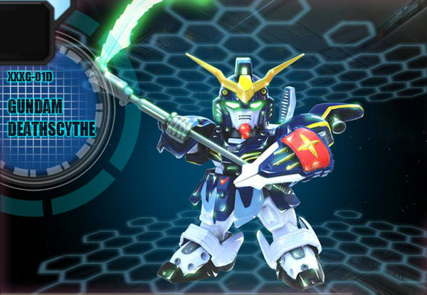 SD Gundam Action Figure XXXG-01D 死神高达