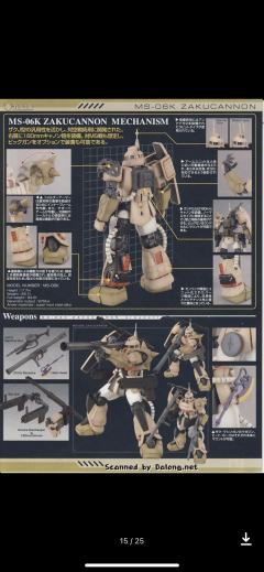 MG MS-06K 扎古加农 伊安·格雷顿专用机-资料图