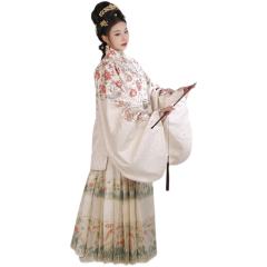 鱼藻纹织金纱马面裙-资料图