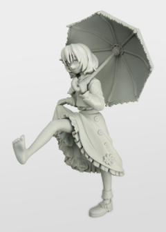 Touhou Gakkaranbu Trading Figure Collection 风见幽香-资料图