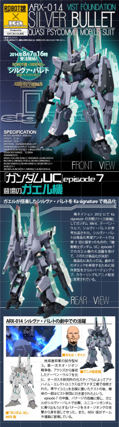 ROBOT魂 ARX-014 银弹-资料图