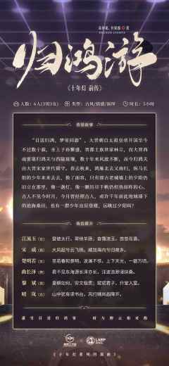 十年灯前传-归鸿游-资料图