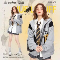 哈利波特联名款刺绣开襟卫衣