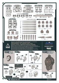 复仇者联盟1/9拼装系列 钢铁侠MK85-资料图