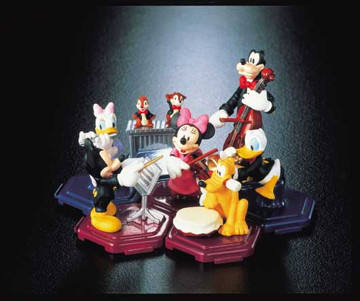 Disney Characters Mickey Orchestra Figure Collection Full Reprint 黛丝