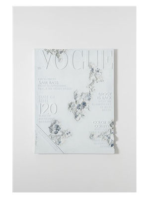 Blue Calcite Eroded Vogue Magazine , 2019