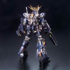 MG RX-0 独角兽高达2号机 报丧女妖 钛金属色电镀版-资料图