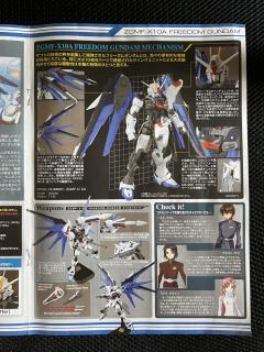 MG ZGMF-X10A 自由高达 Ver. 2.0 珠光透明色-资料图