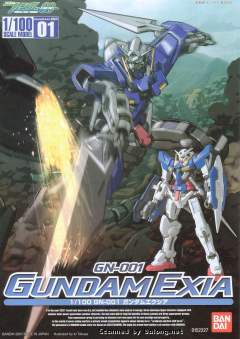 1/100 高达00模型系列 GN-001 能天使高达-资料图