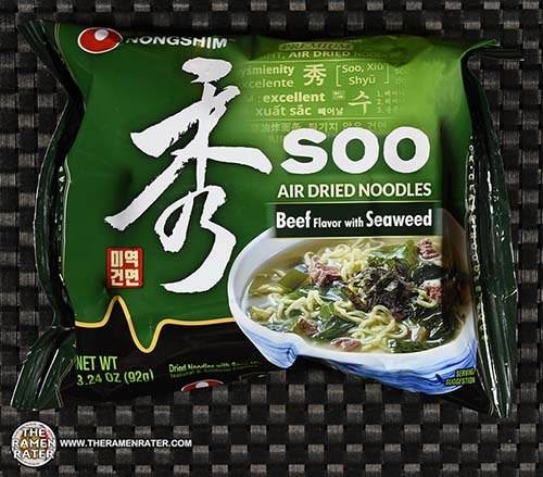 Soo Air-Dried Noodles With Beef Flavor & Seaweed