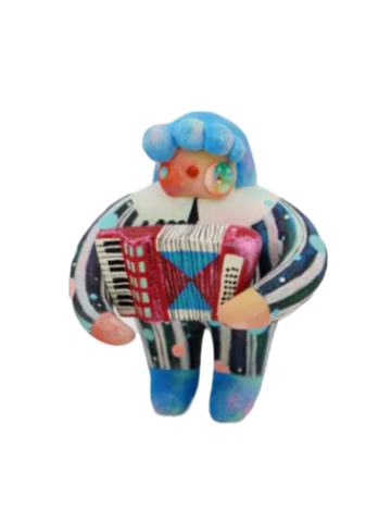 拉手风琴的鸟人