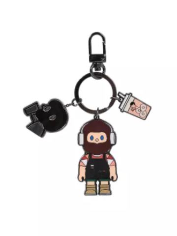 烤肉派对·多肉桃桃钥匙扣