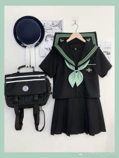 薄荷奶绿·水手服-资料图