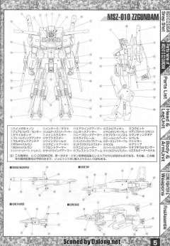 MG MSZ-010 ZZ高达-资料图