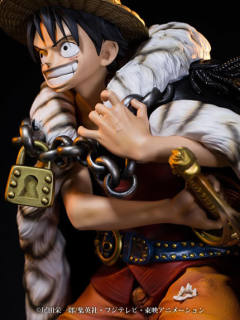 One Piece Log Collection Statue 蒙奇·D·路飞 -资料图