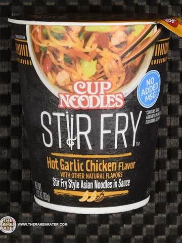 Cup Noodles Stir-Fry Hot Garlic Chicken