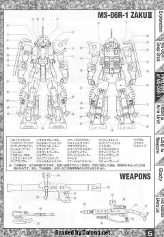 MG MS-06R-1 高机动型扎古Ⅱ 松永真-资料图