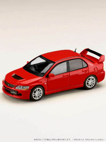 MITSUBISHI LANCER EVOLUTION 9 GSR WITH ENGINE - RED