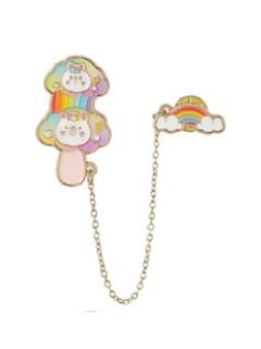 彩虹双子星雪糕徽章