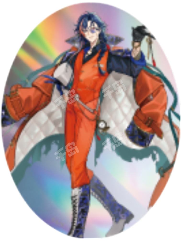 魁星-ART OF NIJISANJI特典闪贴纸| ART OF NIJISANJI特典闪贴纸- 彩虹