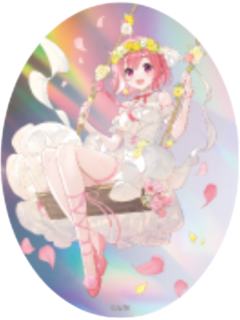 笹木咲-ART OF NIJISANJI特典闪贴纸