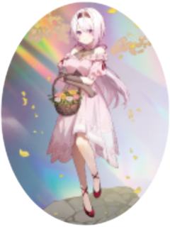椎名唯华-ART OF NIJISANJI特典闪贴纸