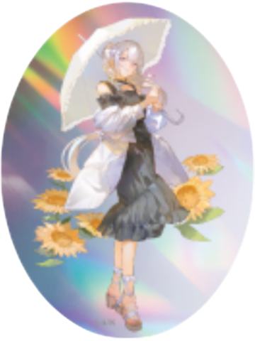樋口枫-ART OF NIJISANJI特典闪贴纸