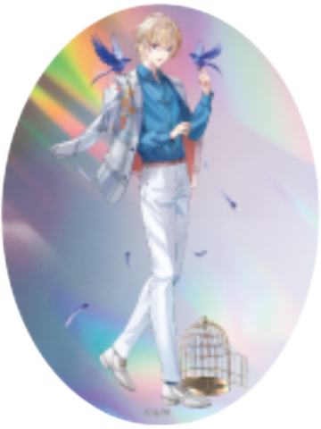 风乐奏斗-ART OF NIJISANJI特典闪贴纸