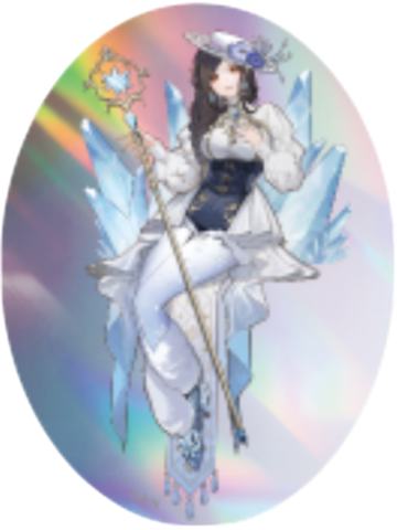 白雪巴-ART OF NIJISANJI特典闪贴纸
