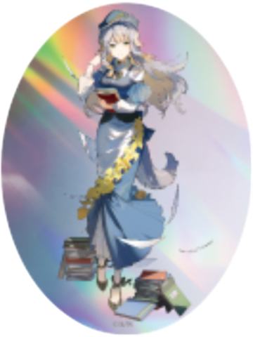 栞叶琉璃-ART OF NIJISANJI特典闪贴纸