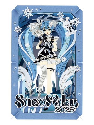 初音未来-SNOW MIKU2025剪纸画