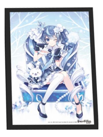 初音未来3-SNOW MIKU2025B4镜子