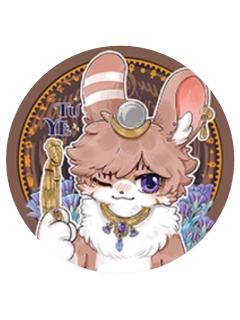 兔爷-金色誓约系列马口铁徽章盲盒