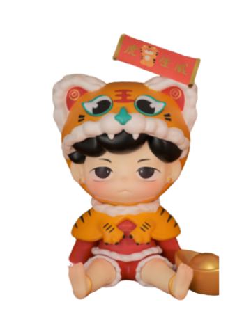 虎年抱财-坐姿小老虎