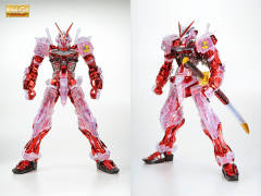 MG MBF-P02 红色异端高达 骨架电镀+透明外装甲-资料图