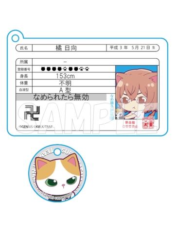 橘日向-暴走猫联动Q版会员卡挂件