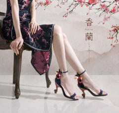 Koh lan Enchantant 香兰 暗香棠 高跟凉鞋-资料图